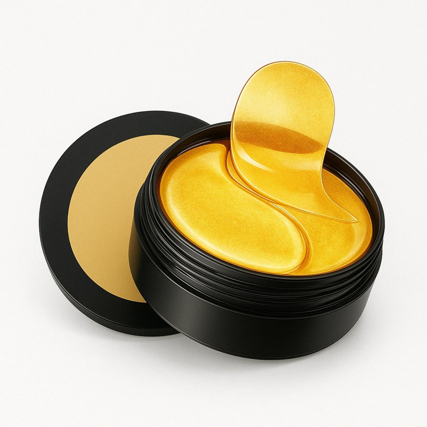 Patchs dorés yeux éclat luxueux réduction cernes et poches