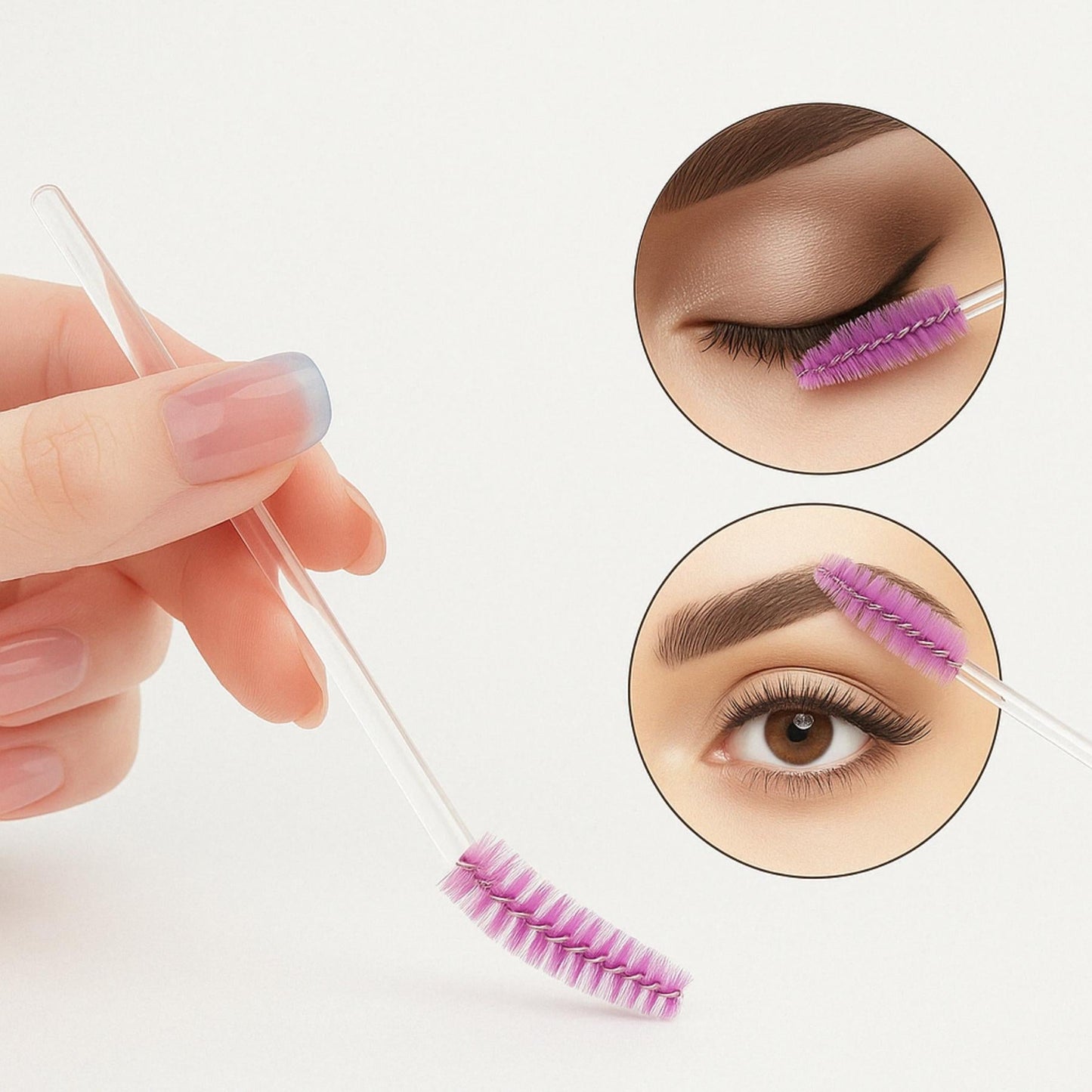 Goupillon BrowLuxe pour sourcils brosse de précision maquillage