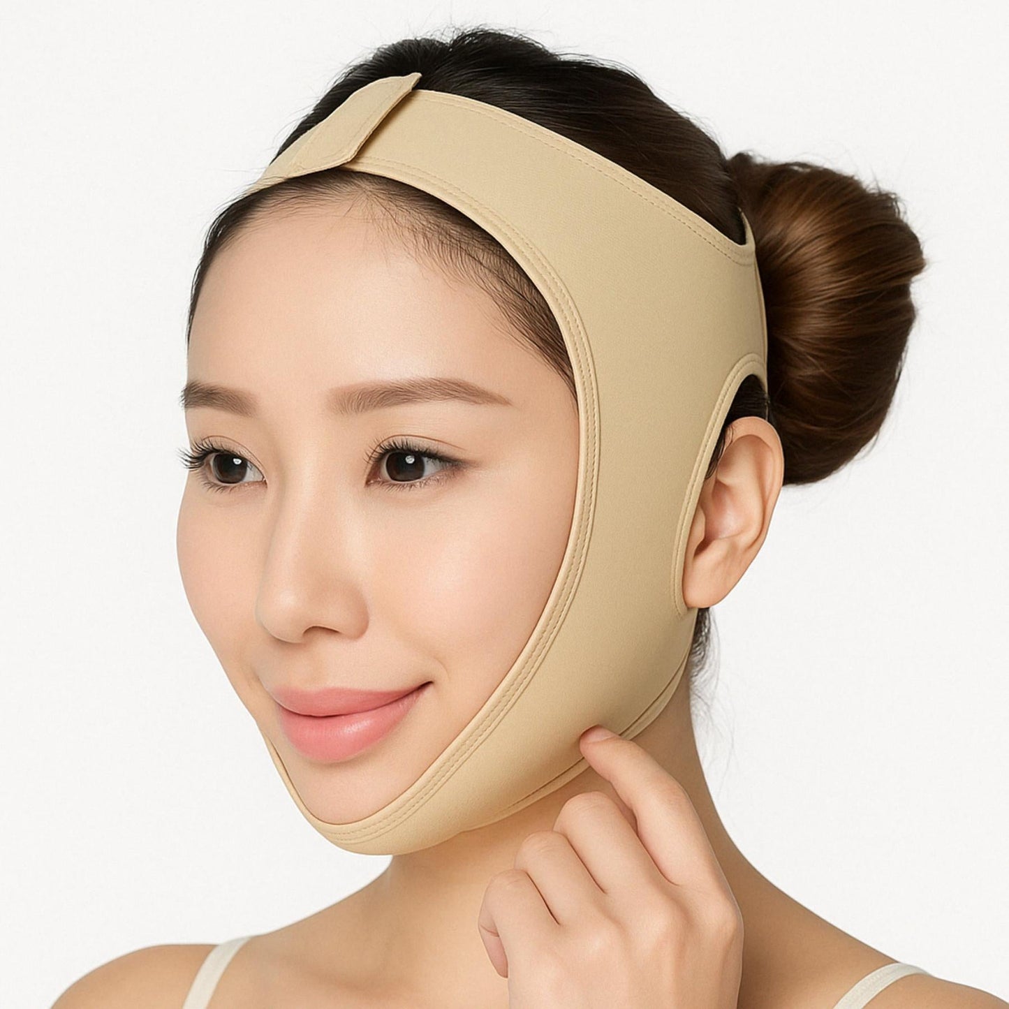 Masque lifting visage réutilisable bande raffermissante détail