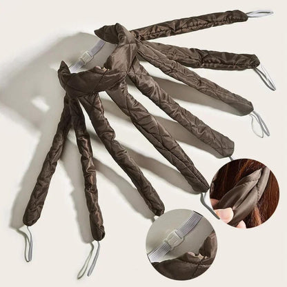 Bandeau capillaire heatless curling résultat boucles souples