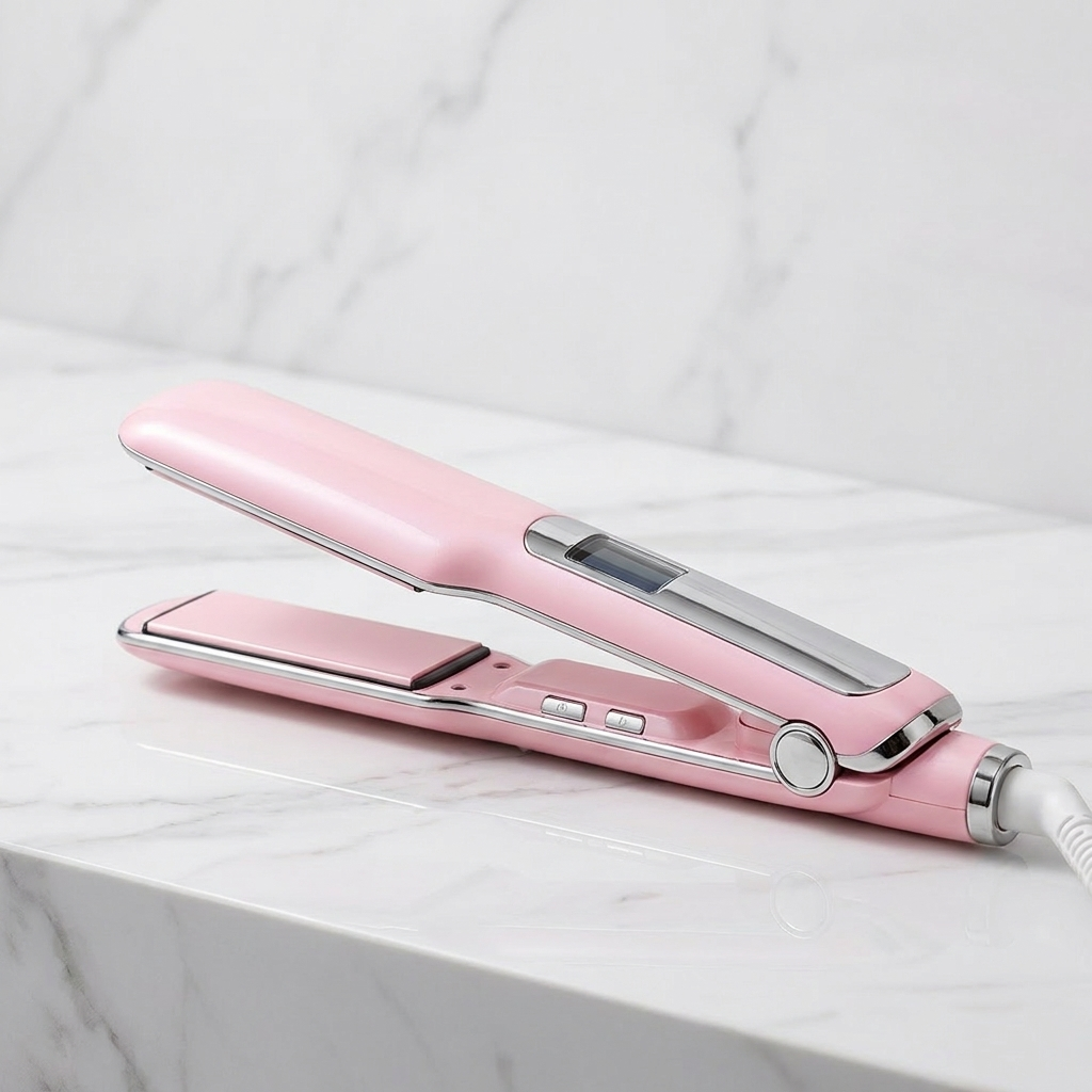 Lisseur céramique professionnel - mise en scène luxe