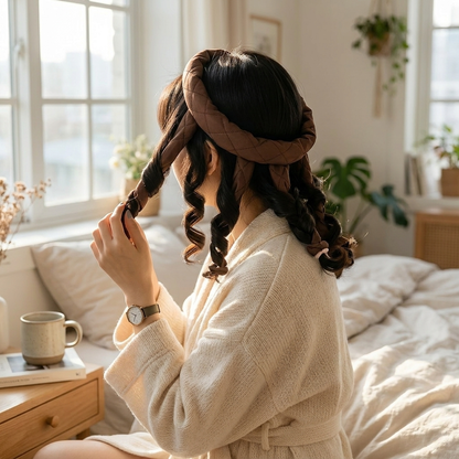 Bandeau curling heatless - cheveux bouclés sans chaleur lifestyle